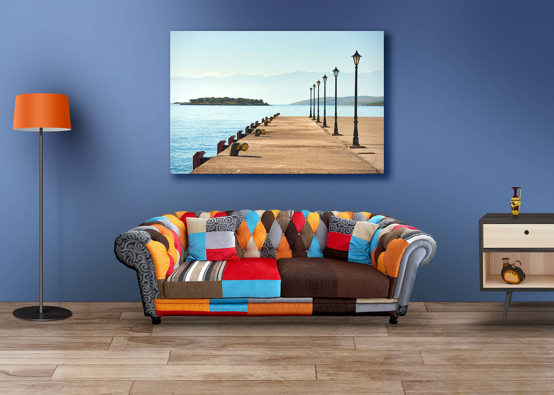 poster-grecja-latarnie-molo-piekny-widok-sebastian-gora-1-w1