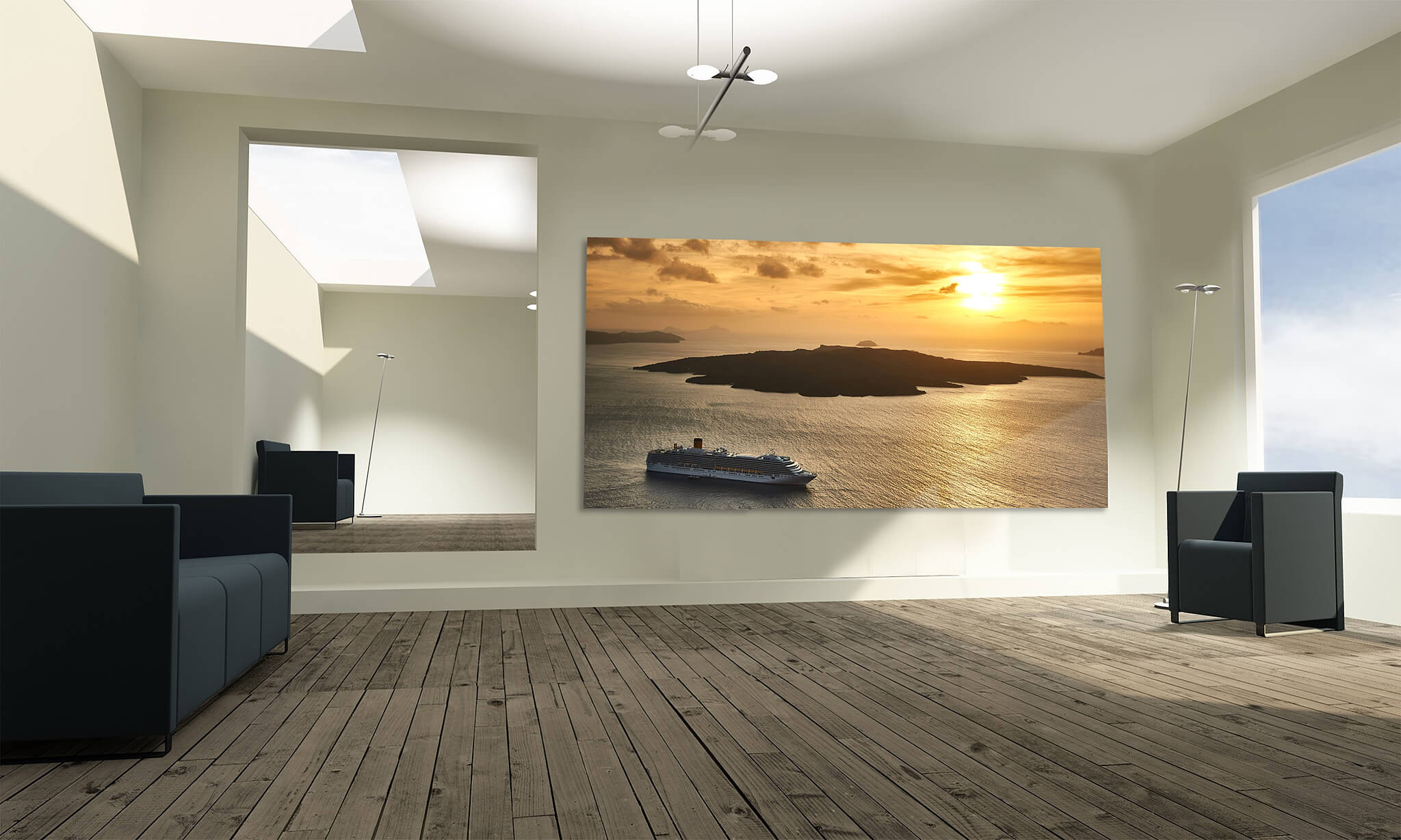 poster-santorini-oia-fira-zachod-slonca-morze-prom-sebastian-gora-1-w1